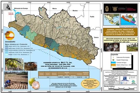 Ubicaci N Geoespacial De Municipios Con Producci N De Copra En El