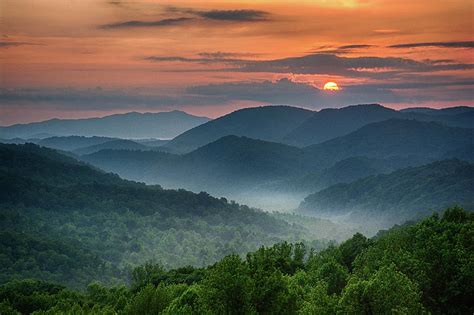 Smoky Mountain Good Morning Photograph by Karen Lawson - Fine Art America