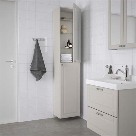 Godmorgon High Cabinet Kasjön Light Gray 153 4x125 8x755 8 Ikea