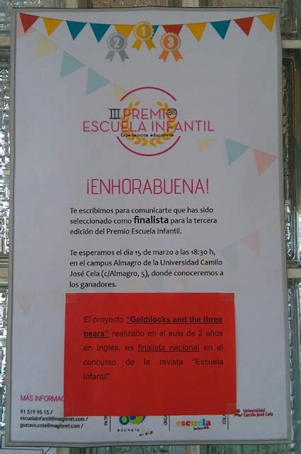 Los peques del cole El aula de 2 años Finalista