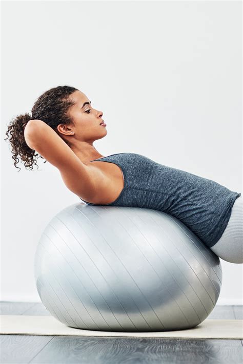 Grab A Stability Ball And Press Play On These Follow Along Workout