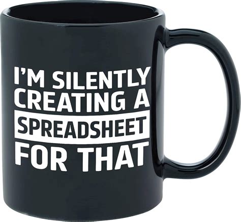 Amazon MargoDream Funny Accountant Gifts Excel Spreadsheet Mug