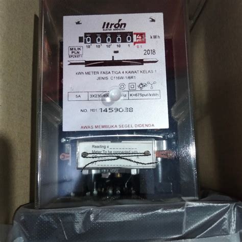 Jual Kwh Meter Phase Merk Itron A Single Tarif Kota Bekasi Tunas