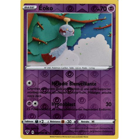 Oko Reverse R Eb Carte Pok Mon L Unit Dracaugames