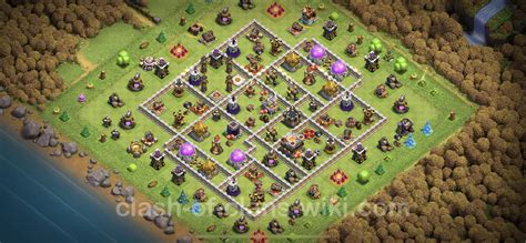 Gute Base Rathaus Level Link Hybrid F R Verteidigung Coc Clash