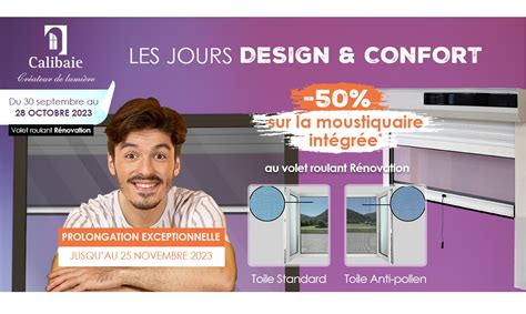 Actualités Les Jours Design et Confort Calibaie 50 sur la