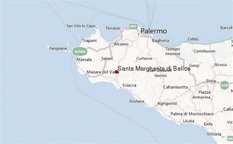 Maps Of Santa Margherita Di Belice Italy