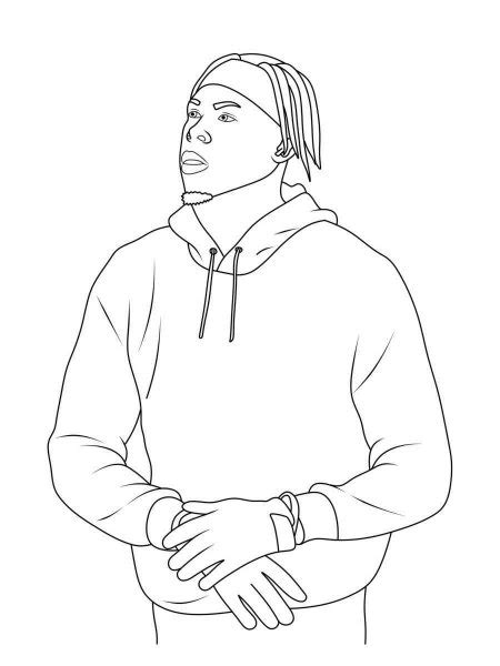 Justin Jefferson Coloring Page Free Printable