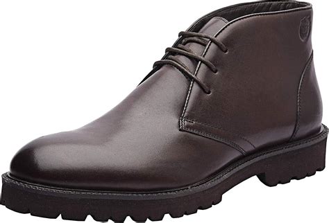 Men S Chukka Boots Formal Genuine Leather Ankle Dress Boot For Men