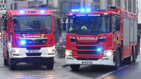 Nieuwe Materiaalwagen Brandweer Brussel Met Spoed Onderweg Naar Twee