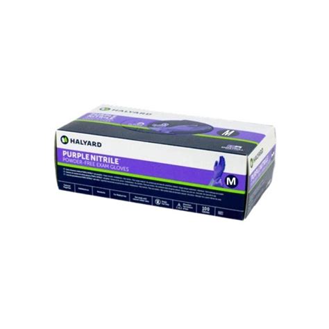 Kimberly Clark Halyard Purple Nitrile Exam Gloves Powder Free Fka Kc500