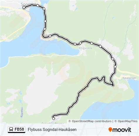 Fb Rute Rutetider Holdeplasser Og Kart Sogndal Oppdatert