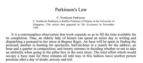 Revisiting Parkinson's Law - Cal Newport