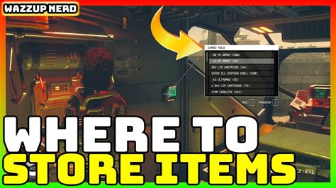 How To Store Items On Ship In Starfield Quick Guide Youtube