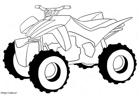 ATV Printable coloring page