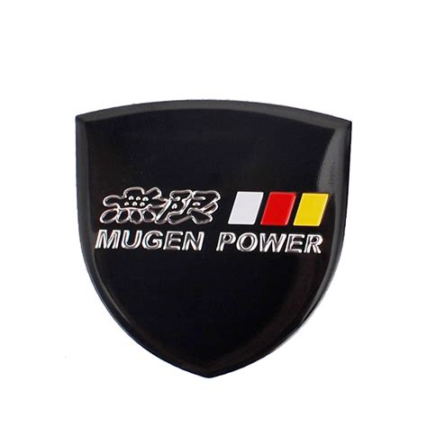 Metal Badge Stickers Decals Emblem Logo For Mugen Power For Honda