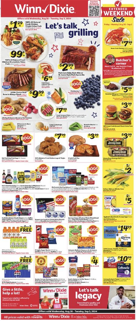 Winn Dixie Weekly Ad Aug Sept The Krazy Coupon Lady