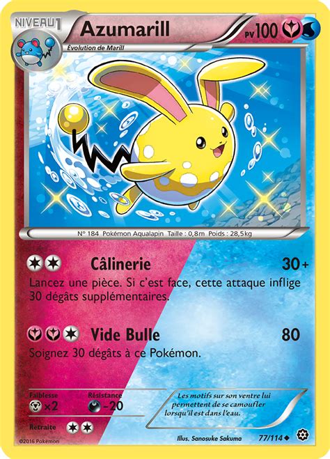 Azumarill Xy Offensive Vapeur Pok P Dia