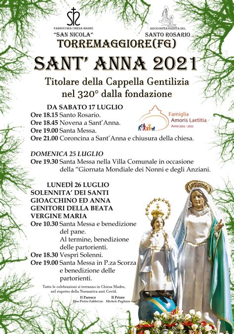 Festa Di Sant Anna Arciconfraternita Del Rosario Di