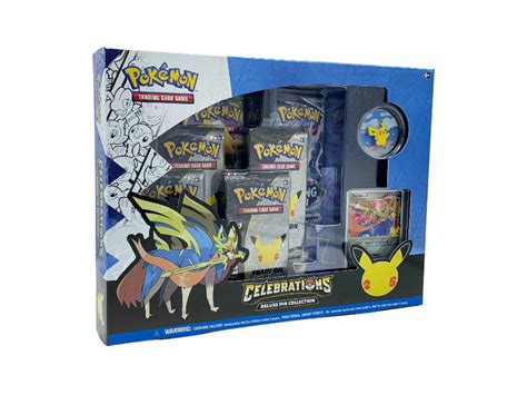 Pokémon 25 Anniversary Celebrations Zacian Deluxe Pin Collection Box