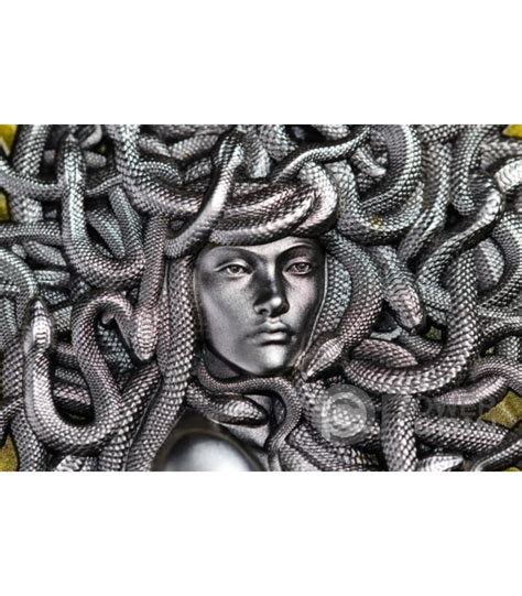 MEDUSA INNOCENT VICTIM 3 Oz Monnaie Argent 3000 Francs Gabon 2025