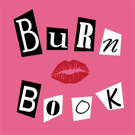 Burn book bachelorette svg png digital cutfile mean girls diy | Etsy