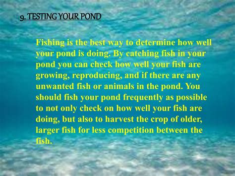 Management practices in pond operation | PPTX