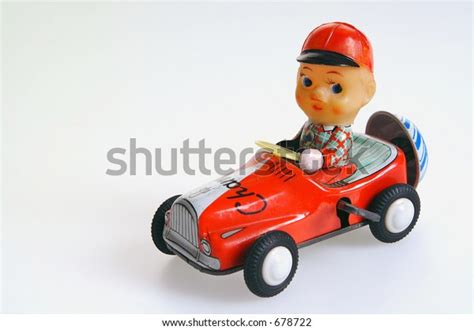 Clockwork Tin Toy Car Driver Stock Photo 678722 Shutterstock