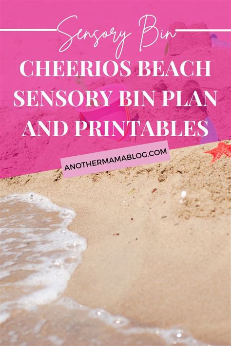 Cheerios Beach Sensory Bin Oceans Science Sensory Activity Summer