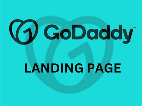 A Fascinating GoDaddy Landing Page Upwork