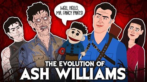 The Evolution Of Ash Williams Evil Dead Animated Video By Tell It