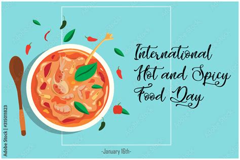 International Hot And Spicy Food Day January 16th With Beans And Hand