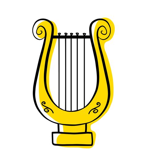 Hand Harp Vector