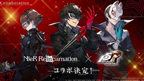 NieR Reincarnation X Persona 5 Royal Crossover Previewed Siliconera