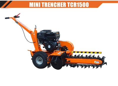 15hp Loncin Ducar B S Gasoline Engine Powered Ditcher Mini Trencher For