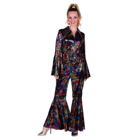 Disco Catsuit Dames Zwart Jokershop Be Disco Verkleedkleding