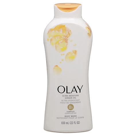 Olay B3 Complex Ultra Moisture Ginger Oil Body Wash 22 Fl Oz Bar Soap