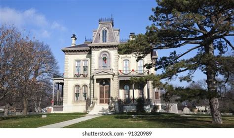 Us Landmark David Davis Mansion Bloomington Stock Photo 91320989 ...