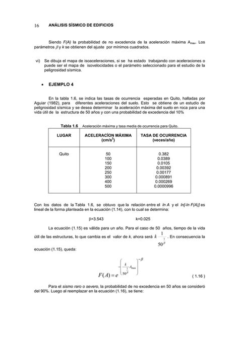 An Lisis S Smico De Edificios Dr Ing Roberto Aguiar Falcon Pdf