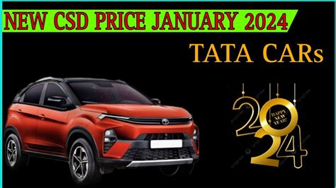 New Csd Price January 2024 Tata Cars Csd Price 2024 Nexon Punch