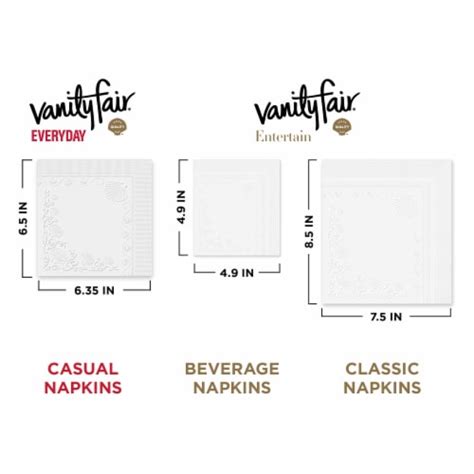 Vanity Fair Everyday Casual Paper Napkins 300 Ct QFC