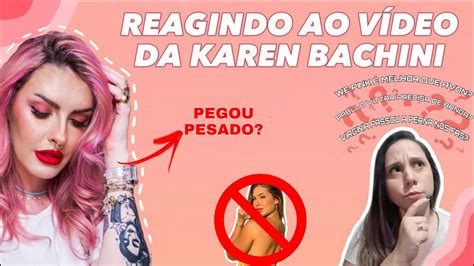 REACT REVIEW DA KAREN BACHINI À BASE DA WE PINK DA VIRGINIA FONSECA