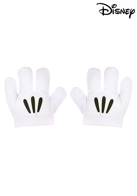 Guantes De Vestuario Blanco De Mickey Mouse Para Ni Os Multicolor