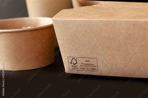 Fotka Fsc Logo Printed On Sustainable Food Packaging Fsc The Forest