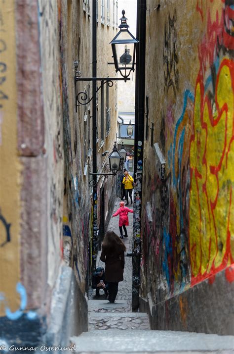 Mårten Trotzigs gränd A narrow alley scrawled in the Old T Flickr