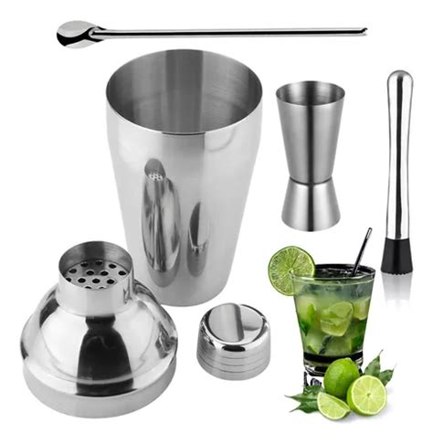 Kit Caipirinha Profissional Coqueteleira Ml Inox Frete Gr Tis