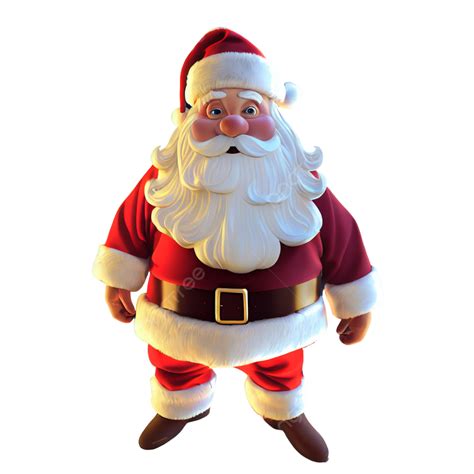 Lindo 3d Santa Claus PNG dibujos Papá Noel Papa Noel Feliz Navidad