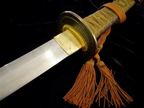 WW2 Japanese Naval Officer Samurai GENDAI Sword -Antique Navy Katana ...