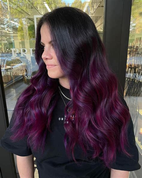 Plum Hair 1 Fab Mood Wedding Color Haircuts And Hairstyles Nails