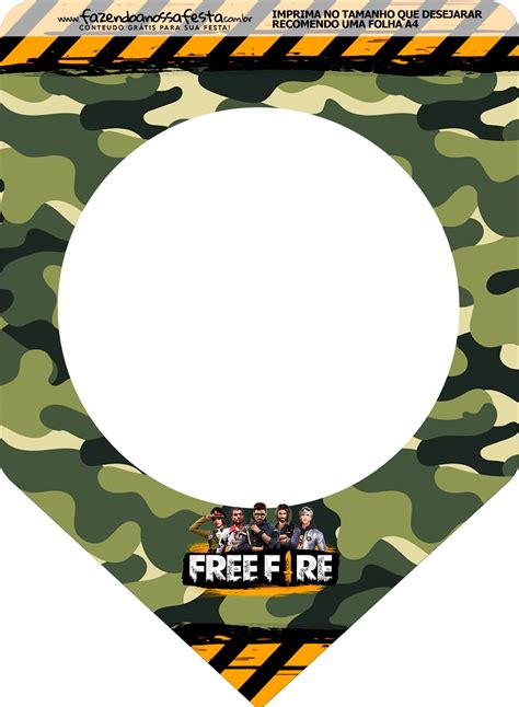 Free Fire Imprimibles Gratis Para Fiestas Oh My Fiesta Friki